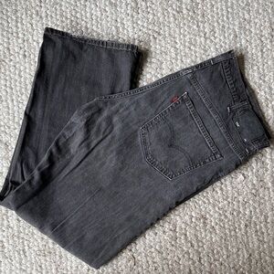 Levi’s Men's 559 Relaxed Straight Jean W44 L34 - Black/Dark Grey